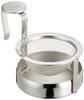 CASUAL PRODUCT Mesh-Style Rotating Tea Strainer, Small, Mirror, 010651
