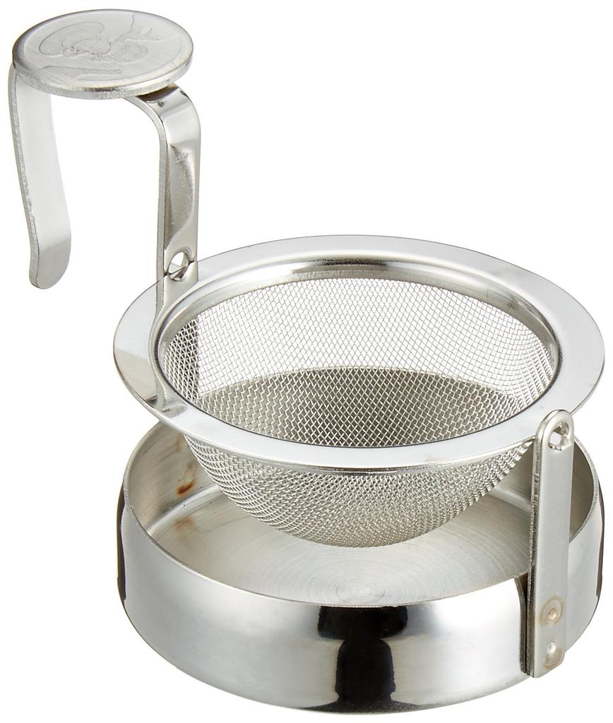 CASUAL PRODUCT Mesh-Style Rotating Tea Strainer, Small, Mirror, 010651