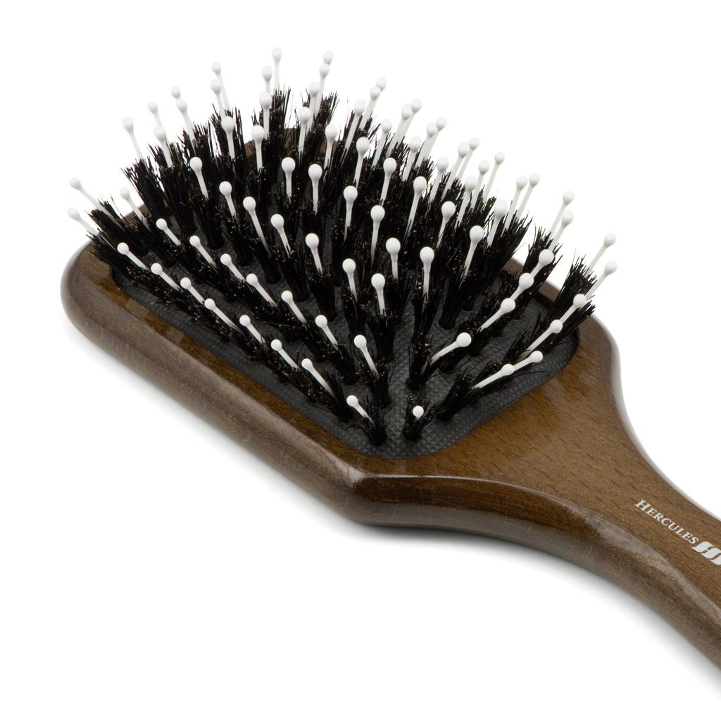 Boar Bristle Paddle Hair Brush 9046