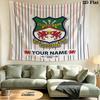 Custom Name Wrexham Football Club Printed Tapestry – Wall Hanging for Bedrooms, Dorms, and Home Decor