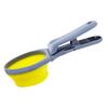 3-in-1 Collapsible Pet Scoop Measuring Cups Bag Sealing Clip Portable Dog Cat Food Spoon for Travel Feeding
