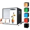 PULUZ Lightbox Mini Photo Studio Light Box with 6 Color Backdrops Photo Shooting Tent Kit 80Pcs LED