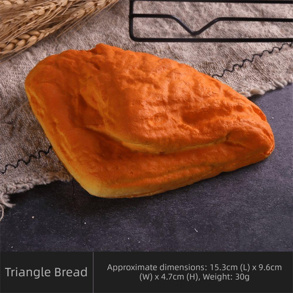 Soft Artificial Fake Bread Model Scale Food Fake Bread Ornaments Cake Toast PU Model Bakery Scene