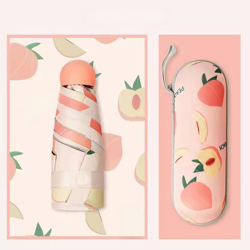 Скидка 50% на карманный мини-зонт двойного назначения: Защита от ультрафиолета для солнца и дождя, красочный и компактный дизайн