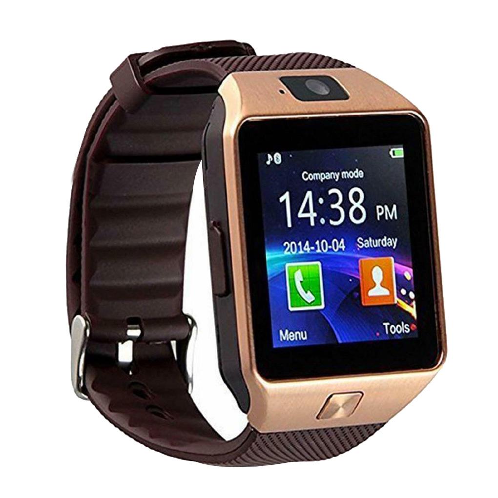Смарт-часы DZ09 Bluetooth Спортивные наручные часы 1.56 ″ Сенсорный экран Браслет Мультимедийный телефон Удаленное отслеживание Анти-потеря Наручные часы