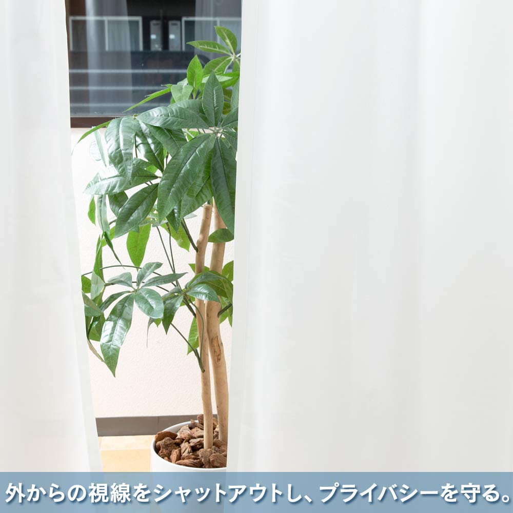 Типы в Privacy кружево УФ пламя ширина 100 см x длина 98 см [всего 8] занавеска, защита, моющаяся, огнестойкая, белая,