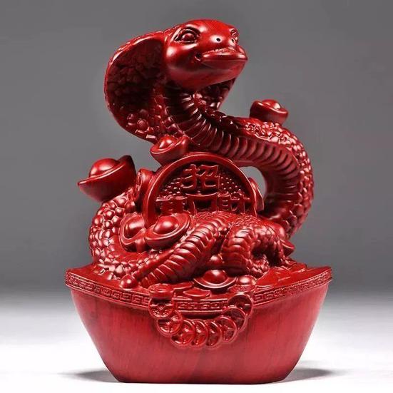 Резьба по дереву статуэтка змеи старинный китайский зодиак талисман модель змеи удачи мини-статуэтка животного скульптура фэн-шуй настольное украшение орнамент