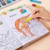 Книжка-раскраска «Динозавры и машины» для детей 3-6 лет