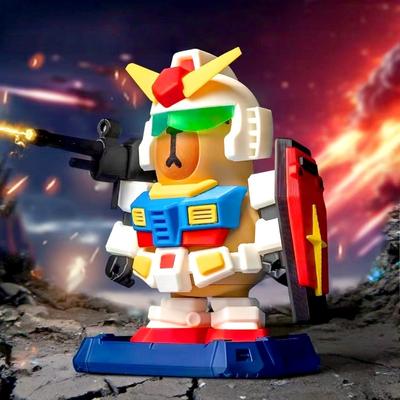 Новые фигурки капибары Rx-78-2 для рабочего стола для игр, карликовые магнитные декоративные фигурки капибары, игрушки, подарки, игрушки