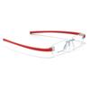 RSINC Combo Rimless Frame Eyeglasses for Unisex Silver Red-Silver Yellow Tag A1 JL156426815372