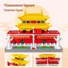 Lego-Compatible Micro-Particles: Yellow Crane Tower Suzhou Garden Chinese-Style Building Blocks