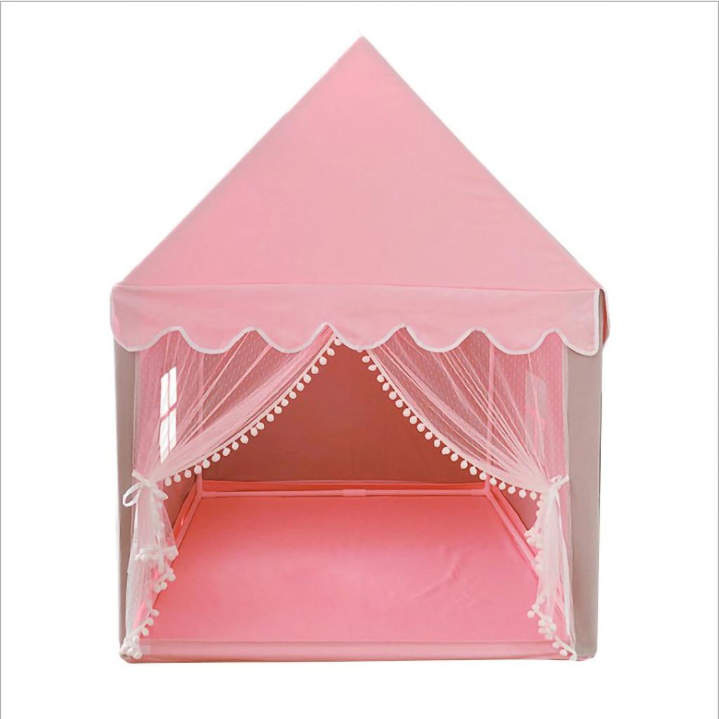 Kids Play Tent Toy Exquisite Beautiful Children Game Tent Playhouse Tent with Large Window Lace