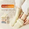 Women's Plush Thick Velvet Winter Socks - Mid & Long Tube for Warmth