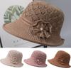 Солнцезащитная шляпа от солнца, складная плетеная шляпа-ведро, универсальный размер, вязаная рыболовная кепка для путешествий