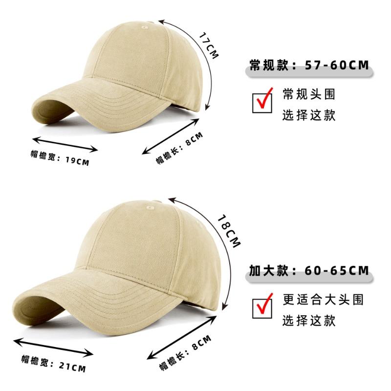 Весенне-осенняя большая ветрозащитная бейсболка, женская, большой окружности головы, большого размера, выстиранная шляпа, средняя, мужская кепка с широкими полями