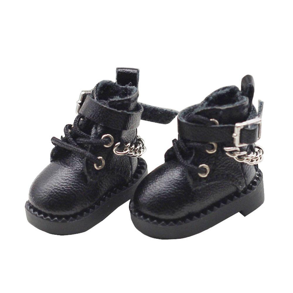 obitsu11GSCbody9OB11 for 1/11 OB11 Handmade Doll Boots Cowhide Dolls Shoes New Casual Leather Shoes