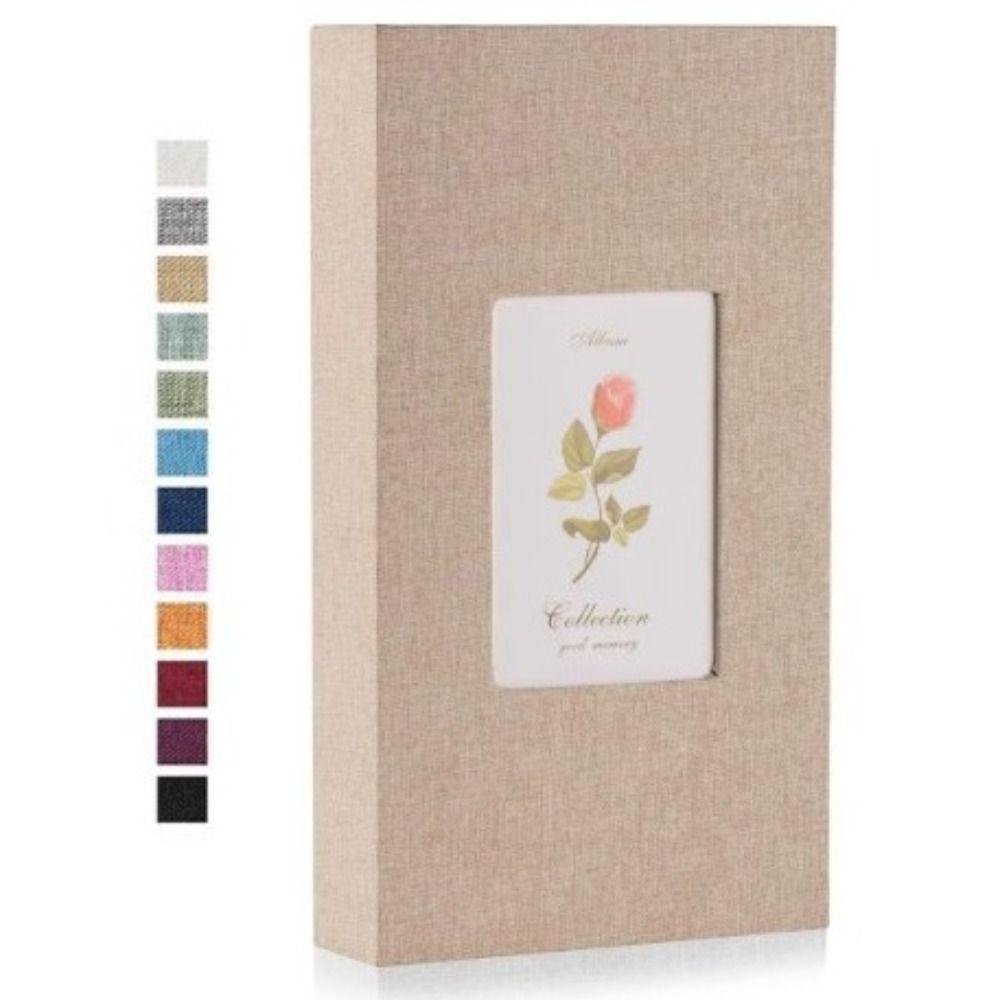 Linen Photo Album 300 Sheets Picture Albums Inset Souvenir Photos Books Photo Storage