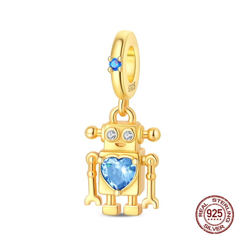 Charms Copper Married Couple Dangle Charms Beads Fits 3Mm Original Bracelet Necklace Womens Diy Fine Jewelry Gifts