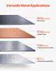 Box and Pan Brake, 910 mm/36 inch Sheet Metal Bending Brake,16-Gauge Mild Steel Capacity, 0-135 Degree Adjustable, Metal Bender Machine with 6