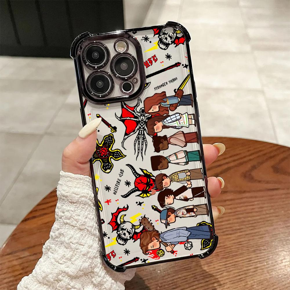 Роскошный Чехол Для Телефона С Покрытием В Стиле S-Stranger Things Для Samsung A37 A57 A07 A36 A16 A06 A35 A55 A15 A54 A34 A24 A14 A05 A04 4G 5G