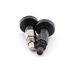 Mini M8 Knob Plungers Non Lock-Out Spring Lock Pin Aluminum Knob Locating Pin Stainless/Carbon Steel Indexing Plungers