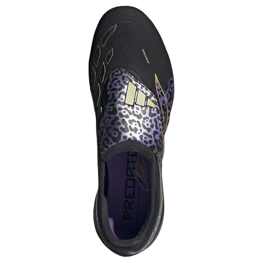 adidas Predator League Удобная посадка Стиль язычка Футбольные бутсы для искусственного газона Унисекс Футбольные бутсы Черные KI5869