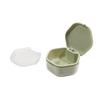 Invisible Braces Retainer Cleaner Box with Strainer Basket Travel Denture Bath Cleaning Box Mouth Guard Storage Case