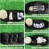 Heavy Duty Golf Cart Accessory Organizer Bag Waterproof Polyester Multi Compartment Accessories Storage Solution