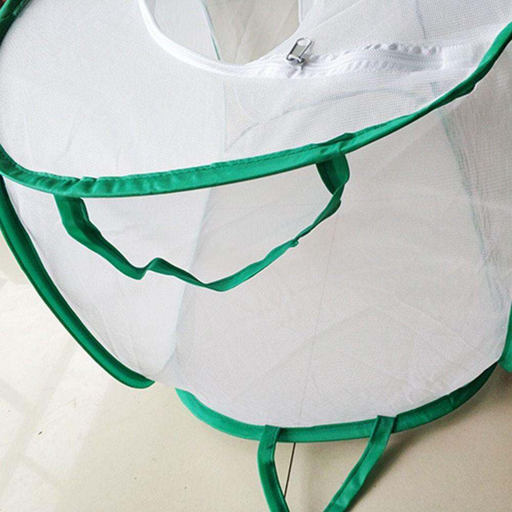 Transparent Mesh Reptile Pets Cage Zipper Opening Breeding Observing Cages  Farm