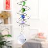 Wind Chime Gazing Ball Spiral Tail Spinner 12 Inch Windchime Bell for Wall Farmhouse