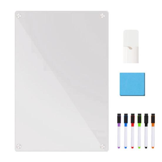 Магнитный холодильник-календарь, прозрачная многоразовая акриловая доска для сухого стирания, бытовой органайзер, доска