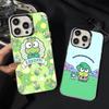 Cute Cartoon K-Keroppis Phone Case Color Silver Shell For LPhone 17 16 16e 15 14 13 12 11 Pro Max Plus