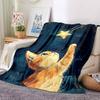 1pc Celestial Kitty Blanket Warm, Cozy, And Soft, Suitable for Sofas, Beds, Cars, And Office Use.Perfect for Camping And Travel, Making It a Great Gif