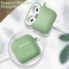 Чехол MILPROX для AirPods, полностью выдвижной, пылезащитный, совместимый с беспроводной видимой светодиодной подсветкой, силиконовый ремешок Canabila AirPods 4-го поколения, выпущен в идеальном состоянии