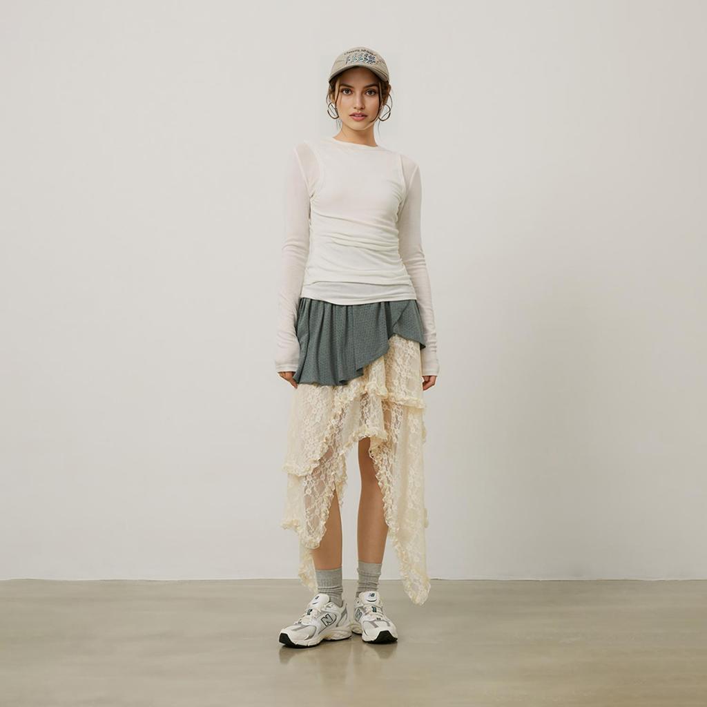 New Balance Кроссовки унисекс 530 Sea Salt Marsh Green Кремово-белые MR530SX