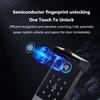 Двусторонний замок с отпечатком пальца Водонепроницаемый Tuya Wifi Bluetooth TTLock Приложение IC-карта Цифровой код Бесключевой Электронный Умный Дверной Замок