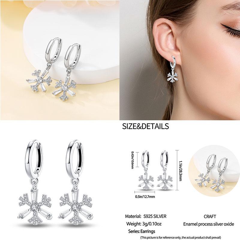Hoop Earrings New silver 925 Rainbow, Shell, Women's Earrings Making jewelry For Women as Wedding Party Gifts