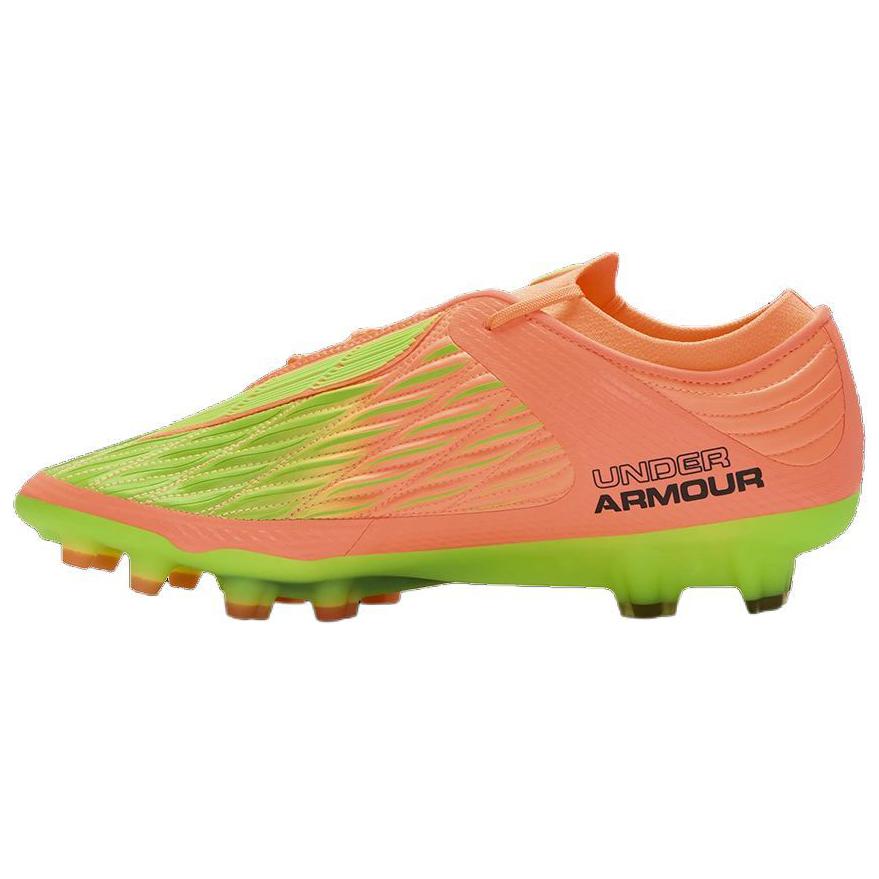 Under Armour Magnetico Elite 4 Comfortable Sports FG Soccer Shoes Men Soccer Shoes Flame-Orange 3027700-800