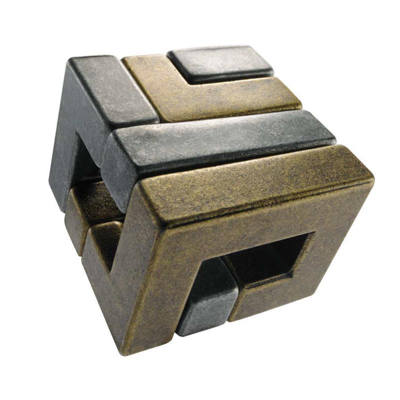 Magic Difficult Brain Teaser IQ Test Metal Puzzle Toy Mind Challenge Unlock Interlocking Educational Gifts For Kids Boys Girls