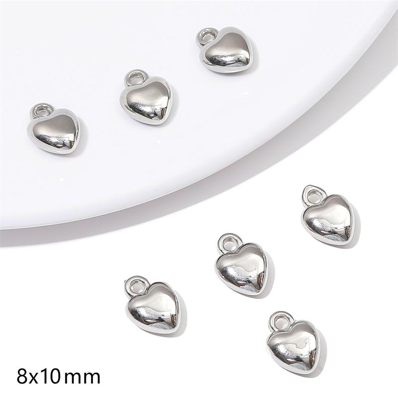5-20 шт. Пластиковые серебряные родиевые подвески CCB в форме сердца, бабочки, банта, бусины для самостоятельного изготовления ювелирных изделий