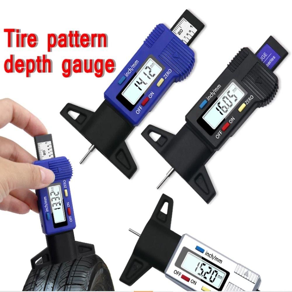 Depth Caliper Measuring Tools Meter Thickness Gauges Depth Gauge Tire Wear Detection Car Tire Tread