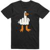 Mens Funny T-Shirt Rude Seagull Design Regular Fit Cotton Tee Women Men Print Cartoon Graphic Cotton T Shirts Breathable Workout