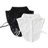 Chiffon Lace Floral Fake Collar Women Detachable Lapel Choker Necklace Ladies Removable Half Shirt False Collar Decoration