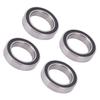 4 шт. Радиальные шарикоподшипники Сталь Резина Серебристый Черный Двойное уплотнение для Traxxas 110 MAXX 2.0 RC