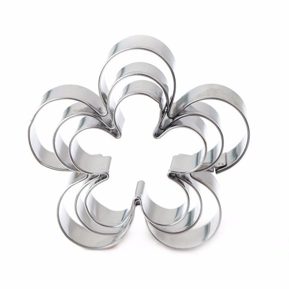 5 шт./1 комплект, резак для снежинок, печенье, нержавеющая сталь, форма для помадки, торта, печенье, глазурь, сахарное дело