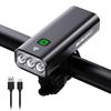 BOSIWO Bicycle 5200mAh Rechargeable LED Headlight with High IPX5 Aluminum Alloy PSE Can Also Be Used As a Ideal for Power and Night with Japanese