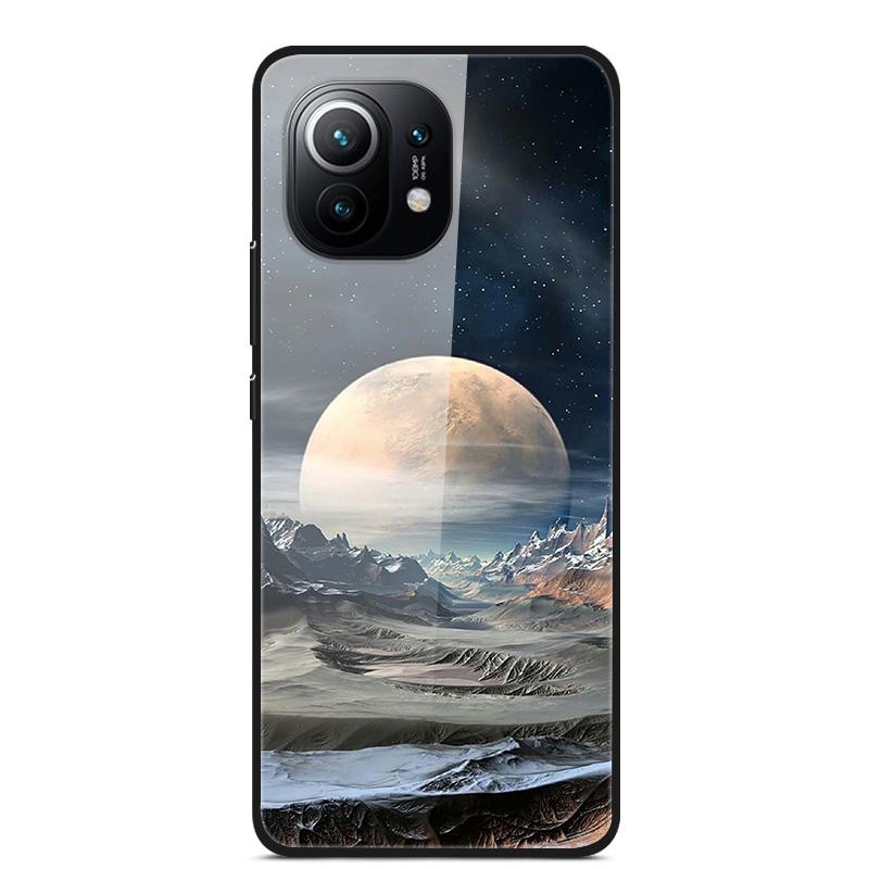 Роскошный Чехол-Крышка для Xiaomi mi 11 Закаленное Стекло Чехол для Xiaomi mi 11 Lite 5G NE Чехол для Телефона Xiaomi Mi 11 mi11 Lite Coque