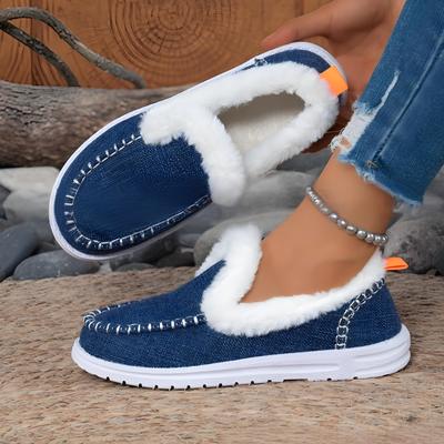 Женские зимние шерстяные удобные подошвы из ЭВА, повседневные интегрированные ботинки, теплые плюшевые ботинки для отдыха на природе
