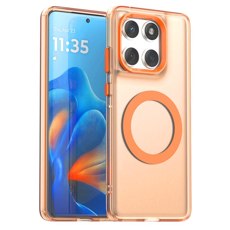 Magnetic Adsorption Wireless Charge Case For Motorola Edge 60 Fusion Phone Case Moto Edge 60 Fusion Case For Moto Edge 60 Fusion