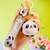 Милый мультяшный брелок панда силиконовый кукла-животное брелок сумка подвески